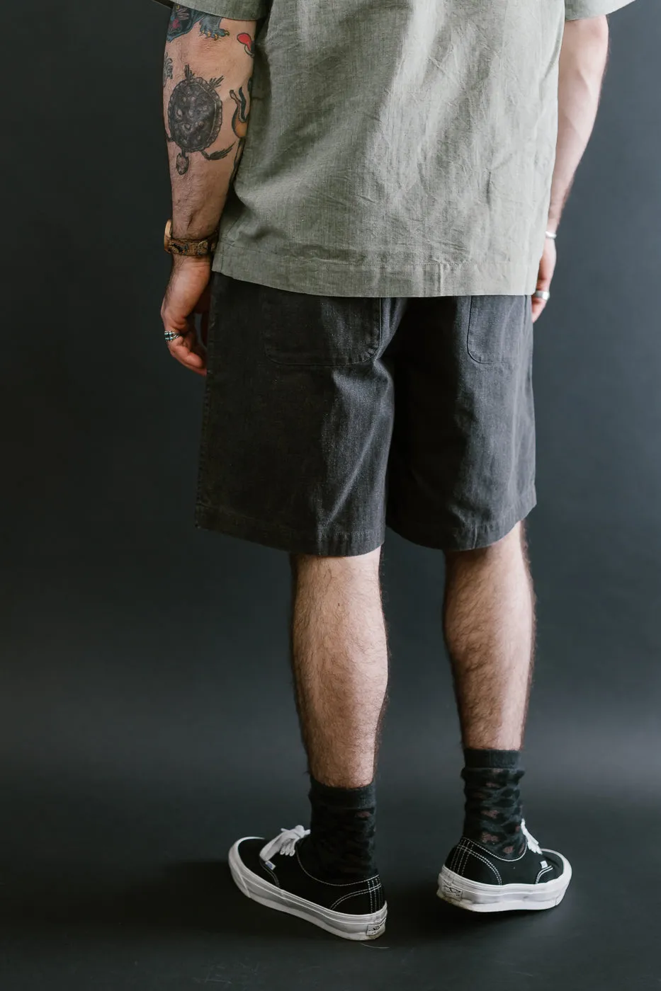 Drawstring Shorts HBT - Charcoal