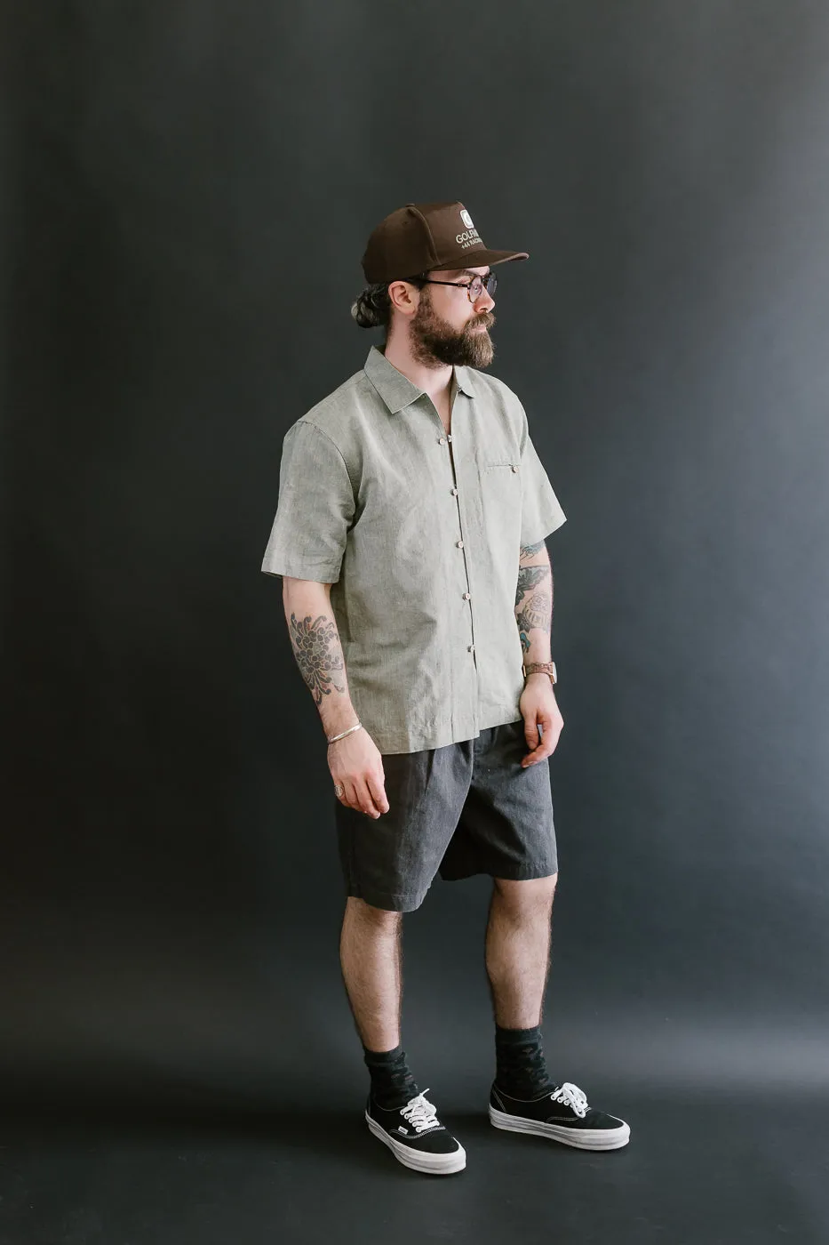 Drawstring Shorts HBT - Charcoal