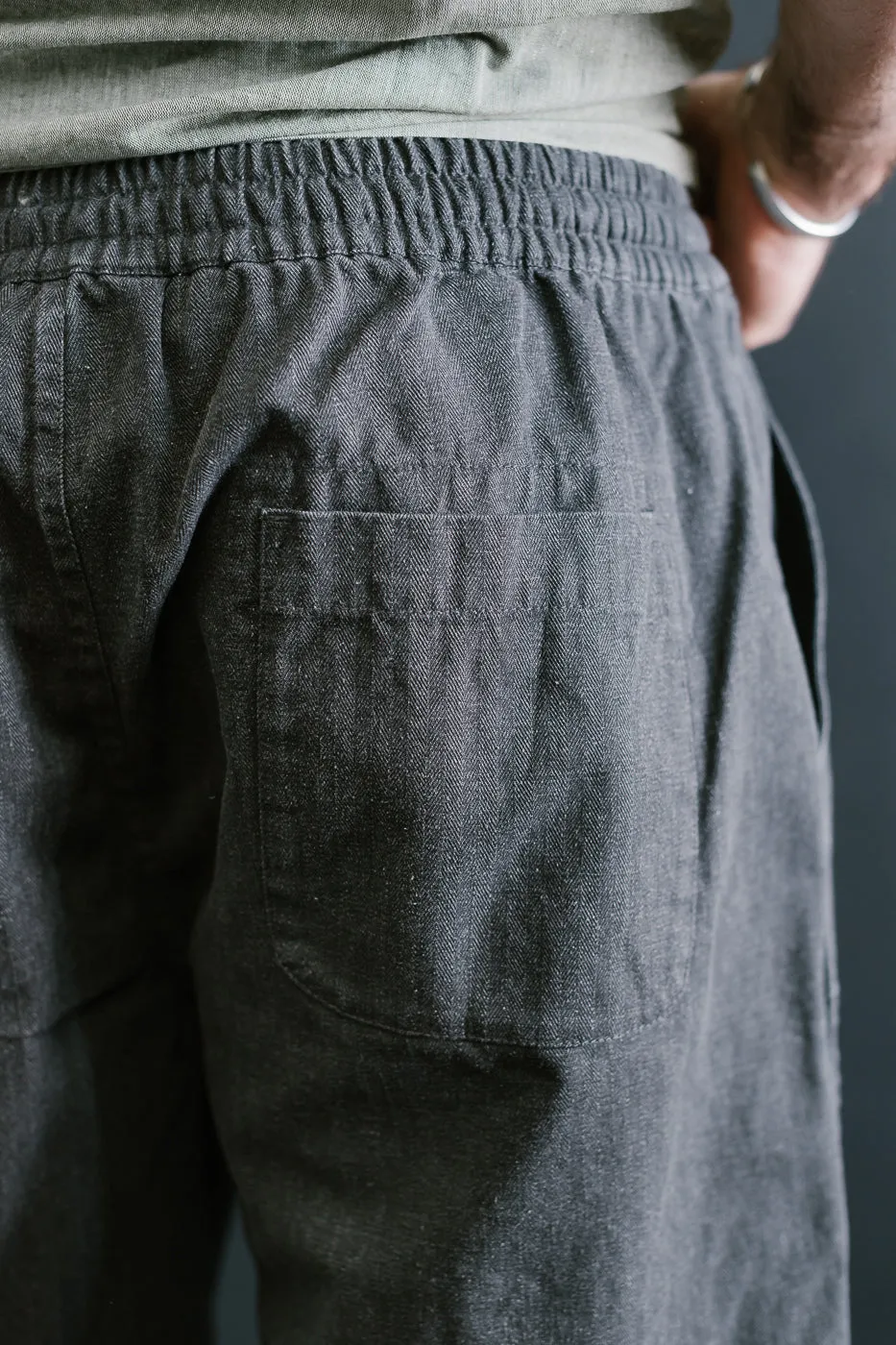Drawstring Shorts HBT - Charcoal