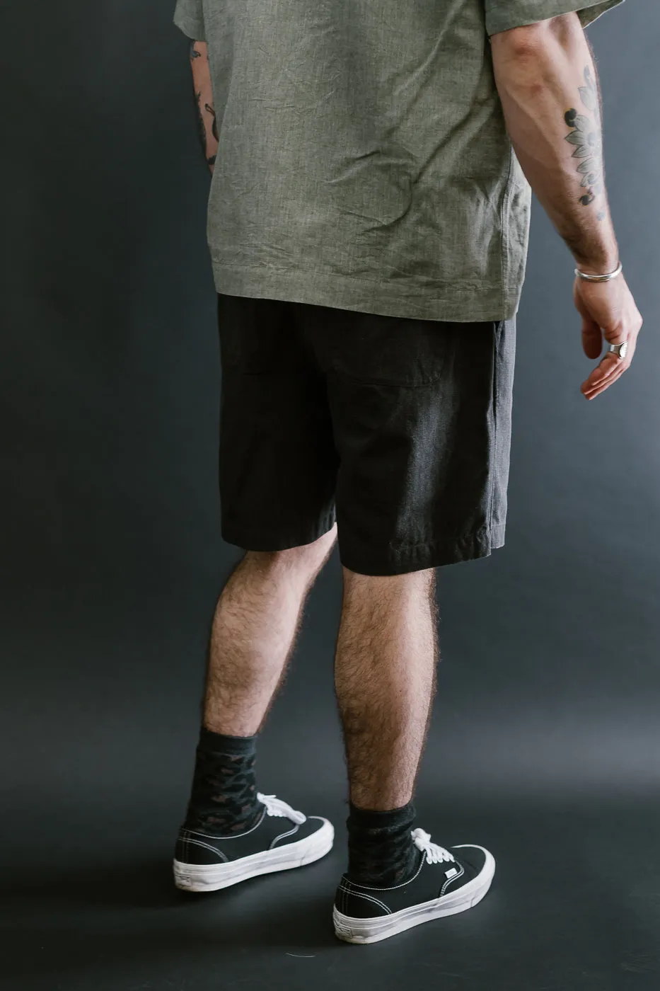 Drawstring Shorts HBT - Charcoal