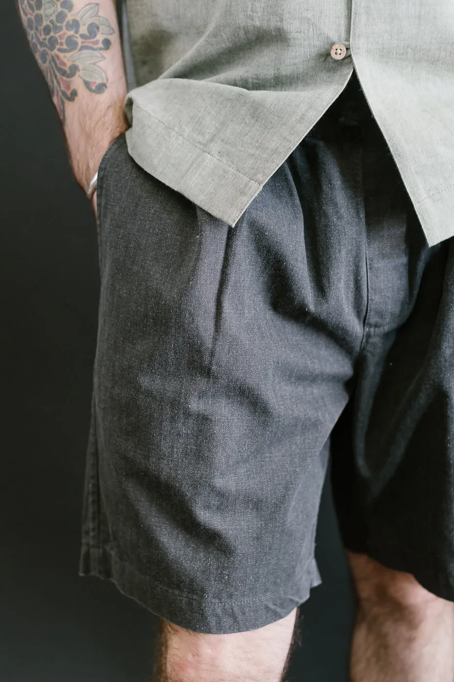 Drawstring Shorts HBT - Charcoal