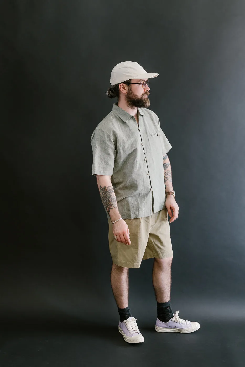 Drawstring Shorts HBT - Sand