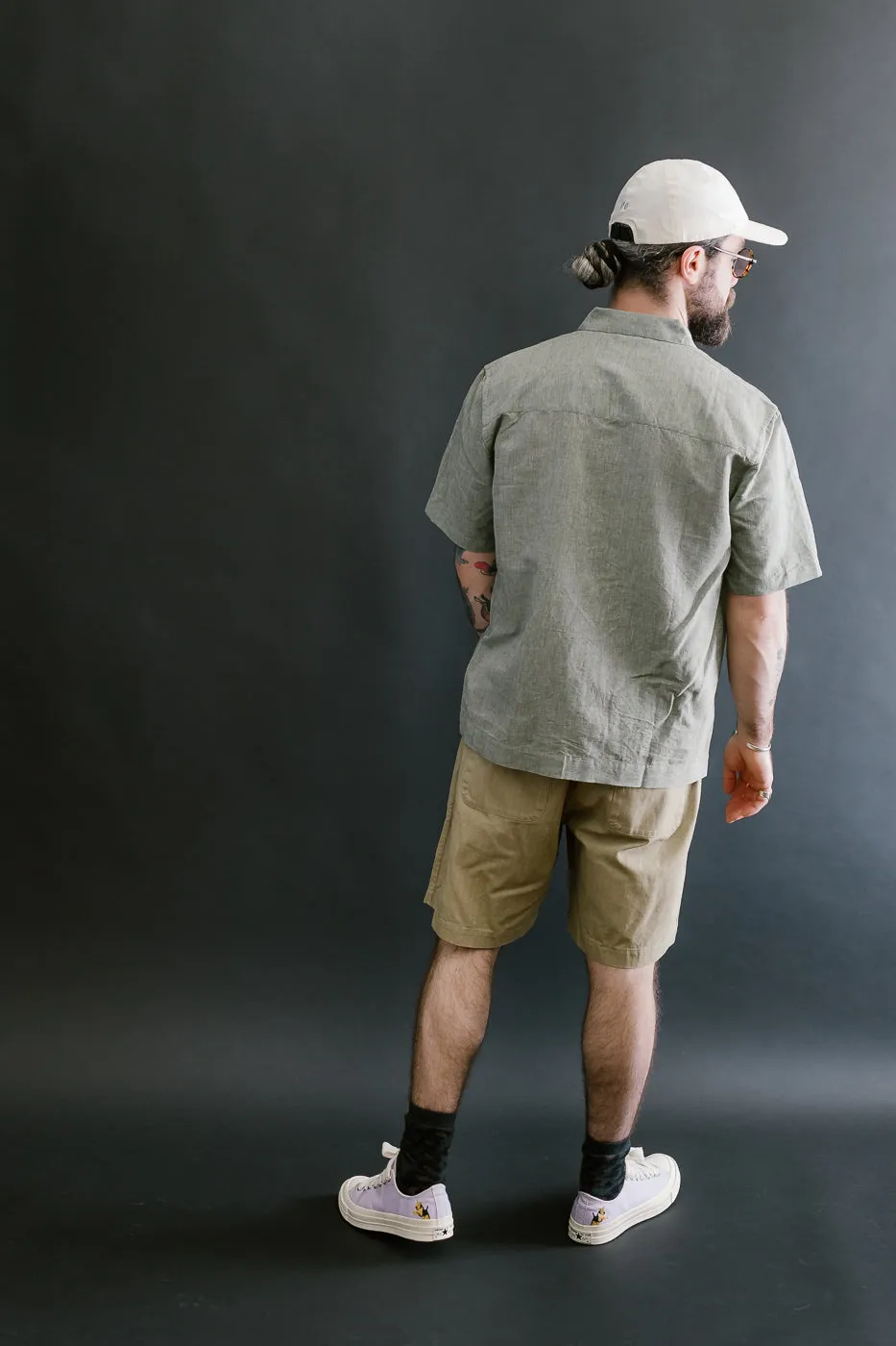 Drawstring Shorts HBT - Sand