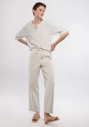 Drawstring Waist Bron Pants