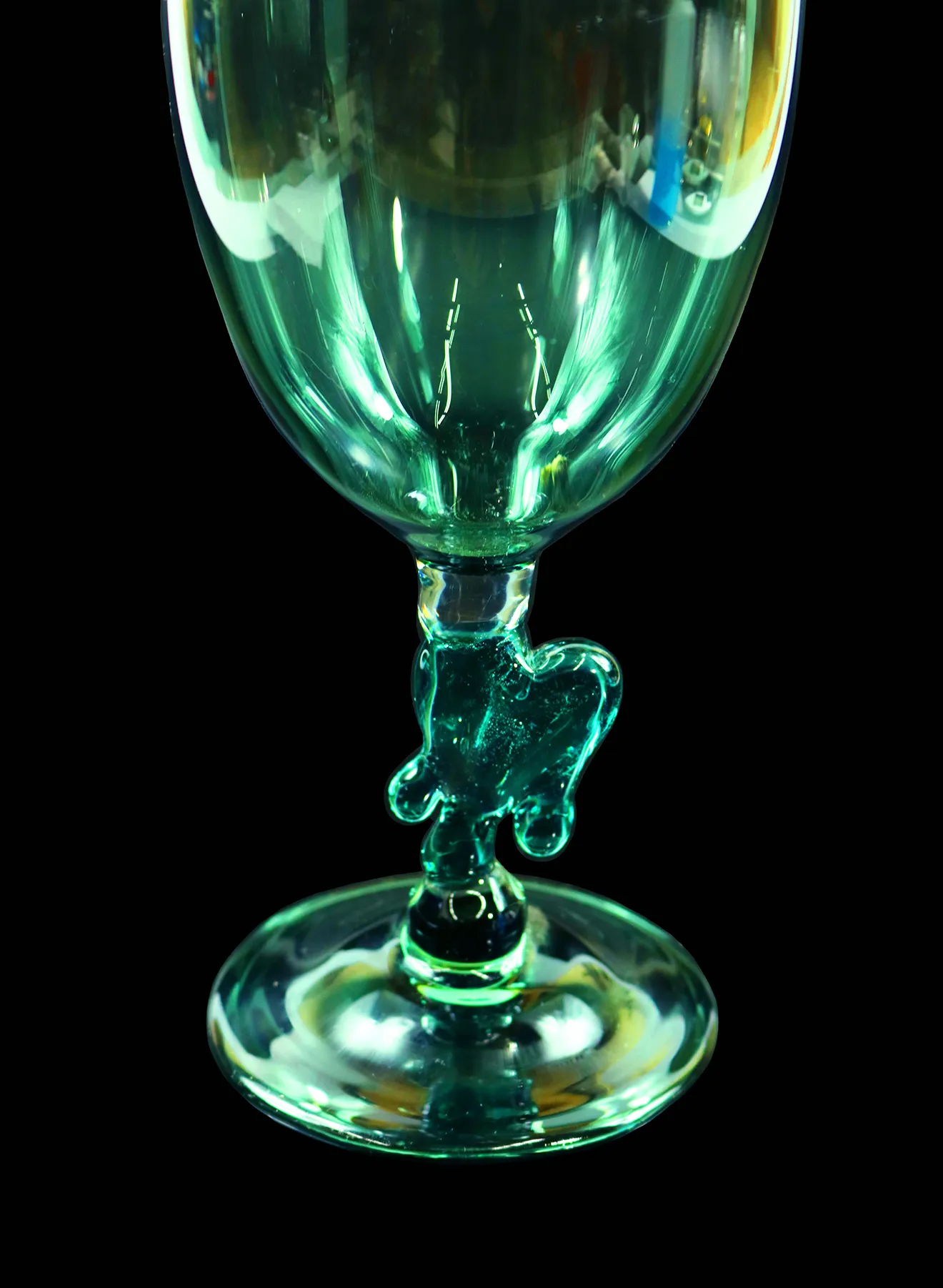 Drippy Heart CFL Vase by  Phil Sundling