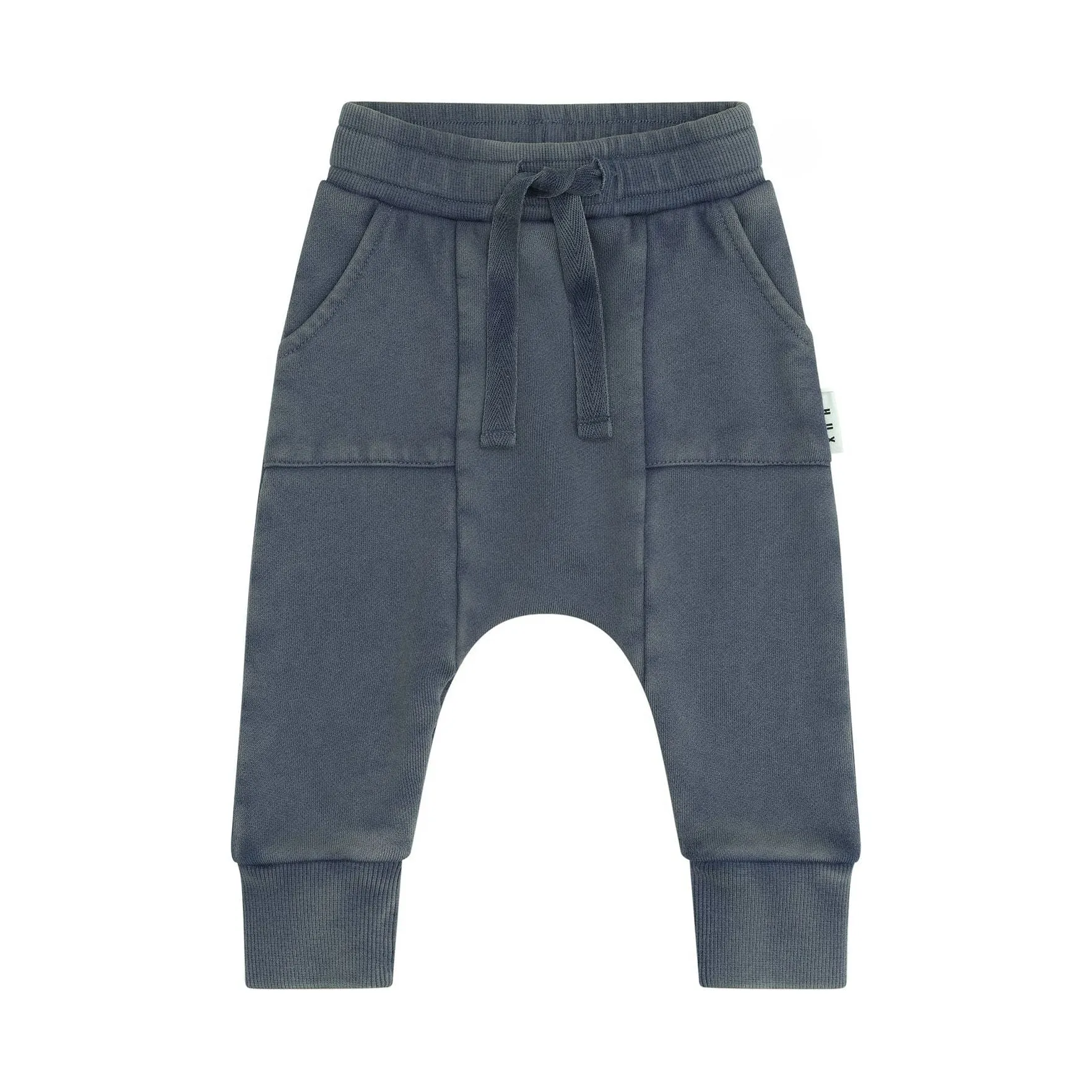 Drop Crotch Pant Washed Navy