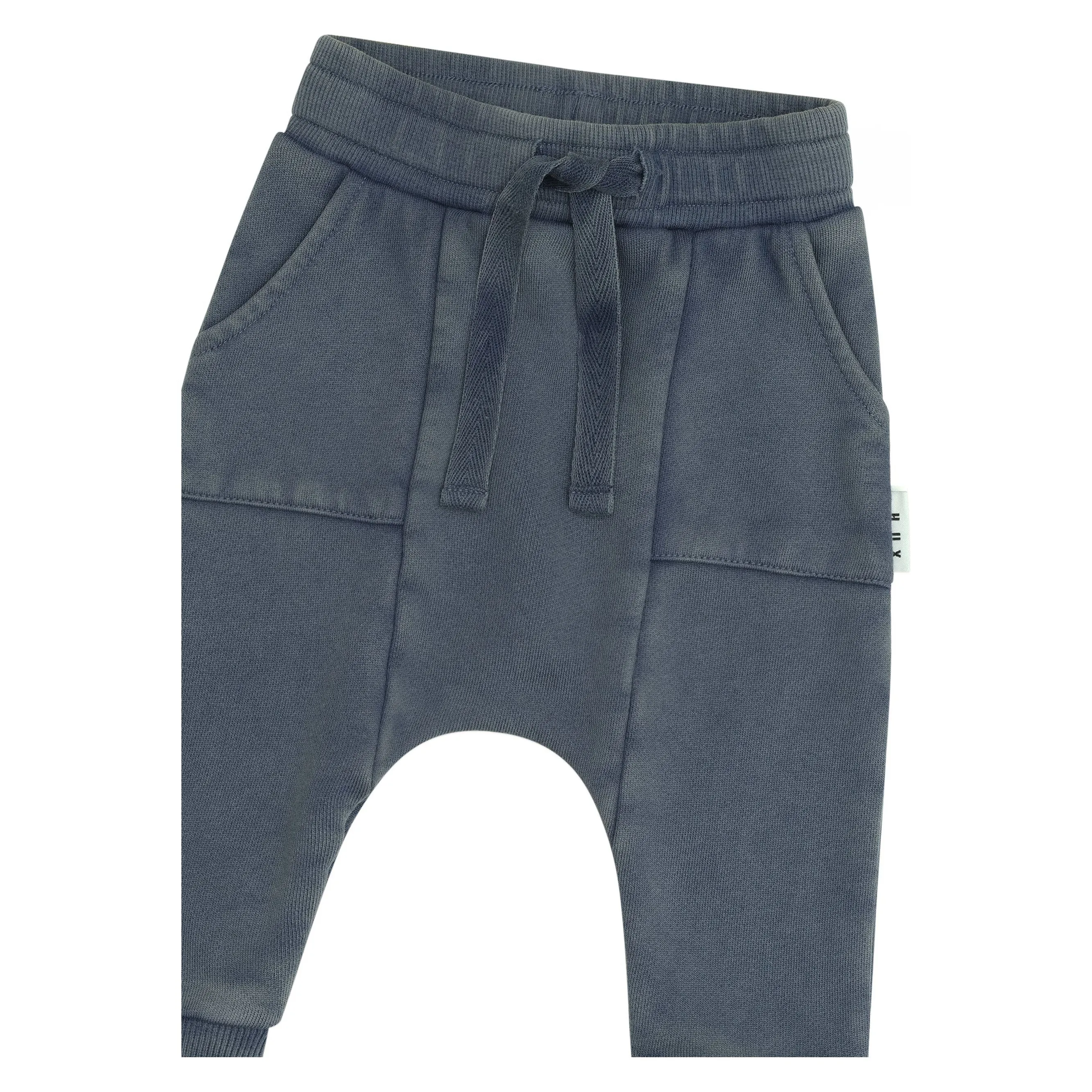 Drop Crotch Pant Washed Navy
