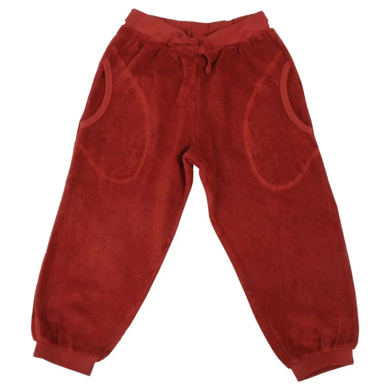 DUNS Sweden Adult Terry Trousers - Brick Red (Last one! L/14-16)