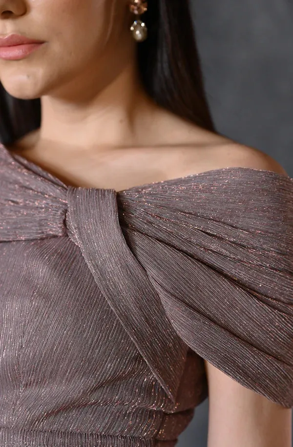 Dusty Pink Drape Top