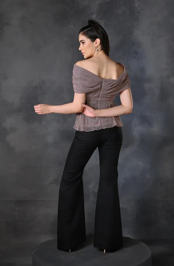 Dusty Pink Drape Top