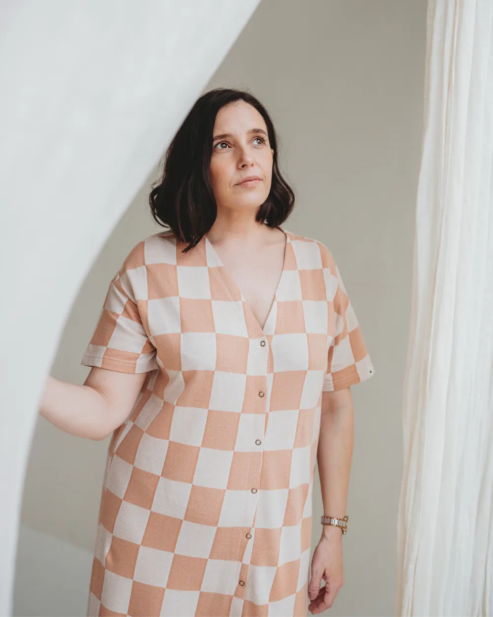 Eden Chequer Dress
