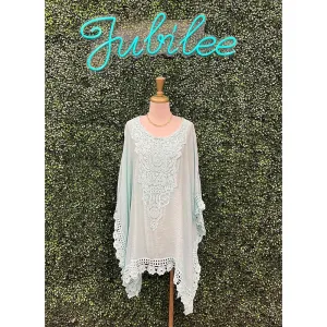Effie Tunic in Aqua