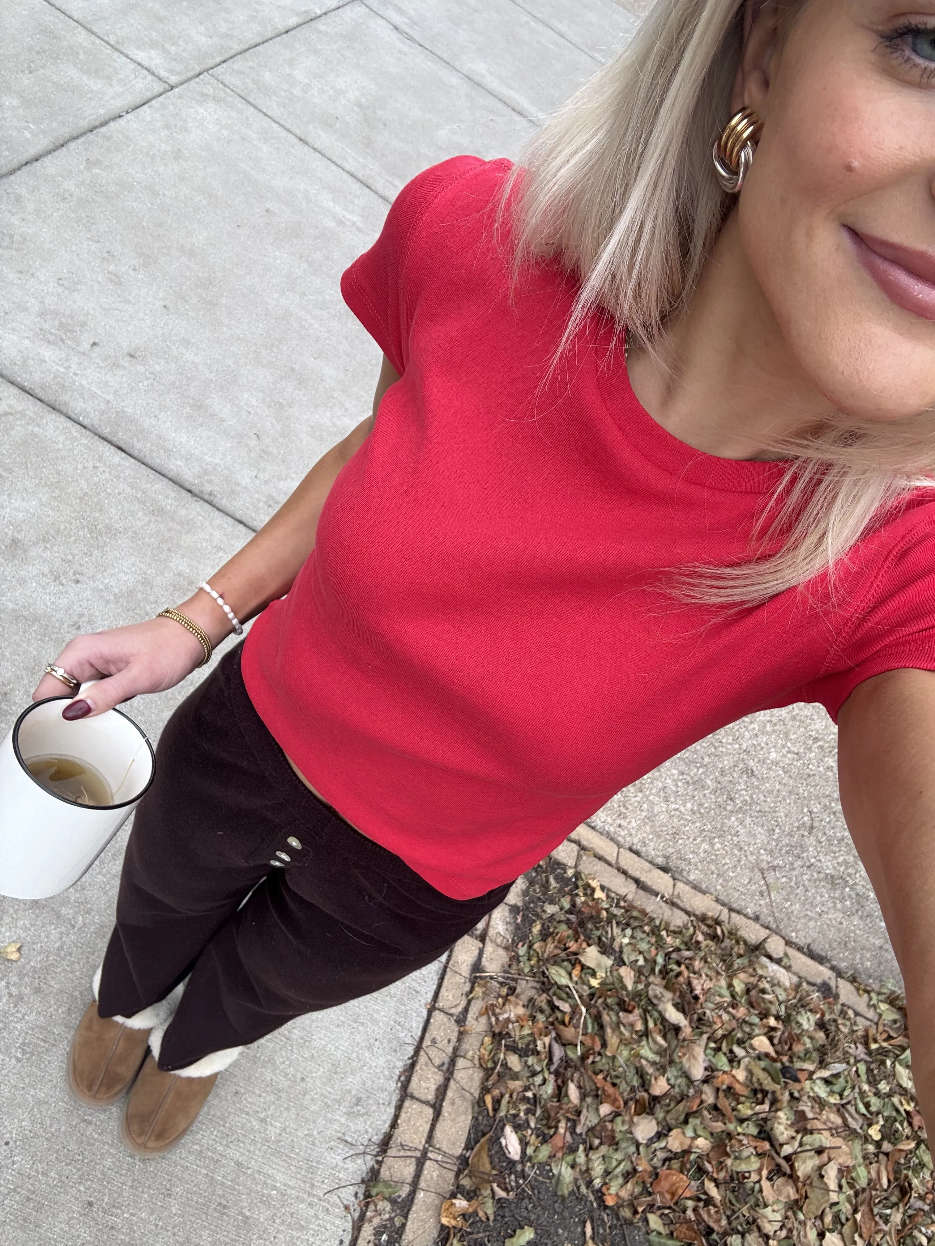 Effortless Baby Tee // Cherry