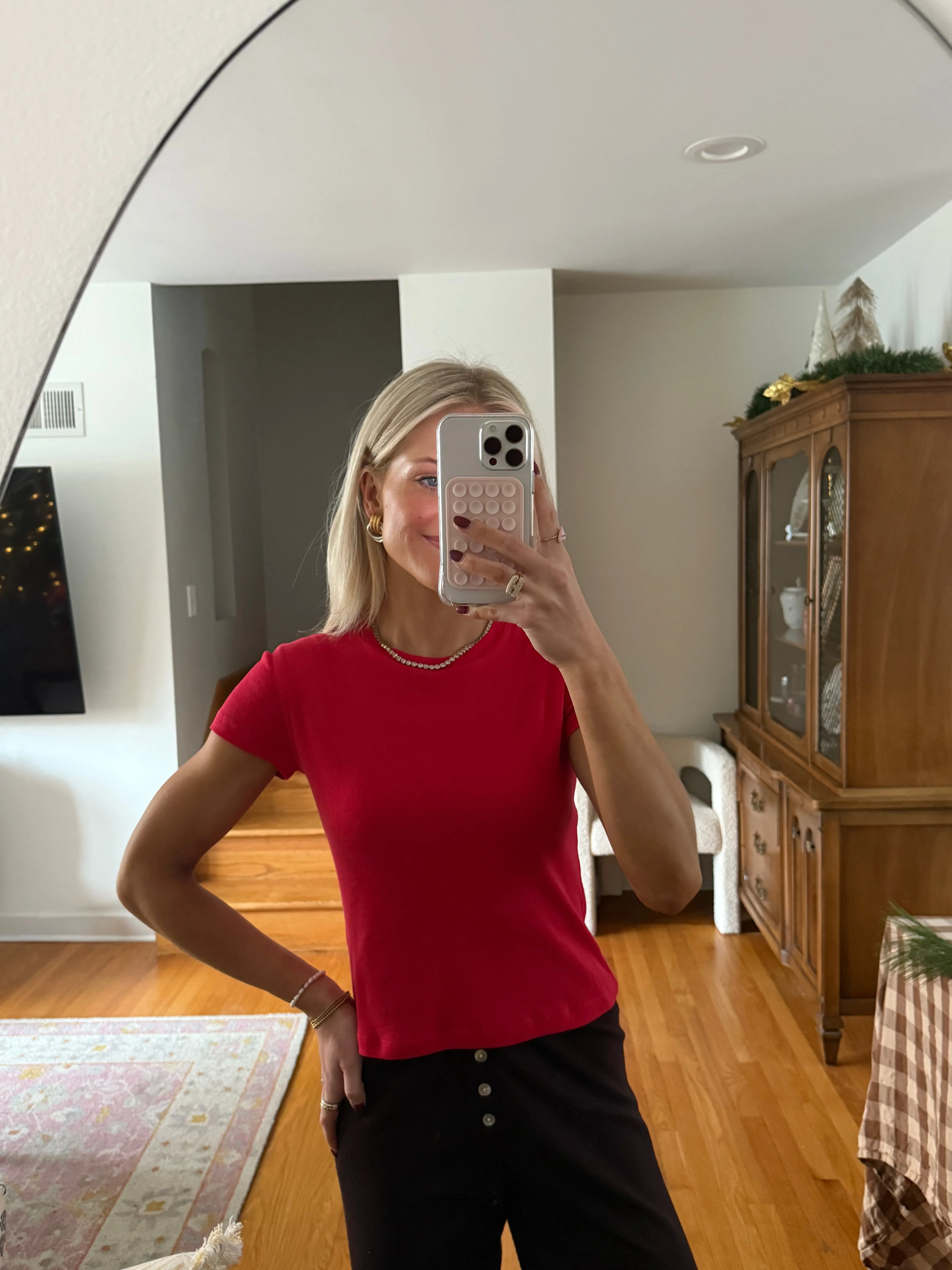 Effortless Baby Tee // Cherry