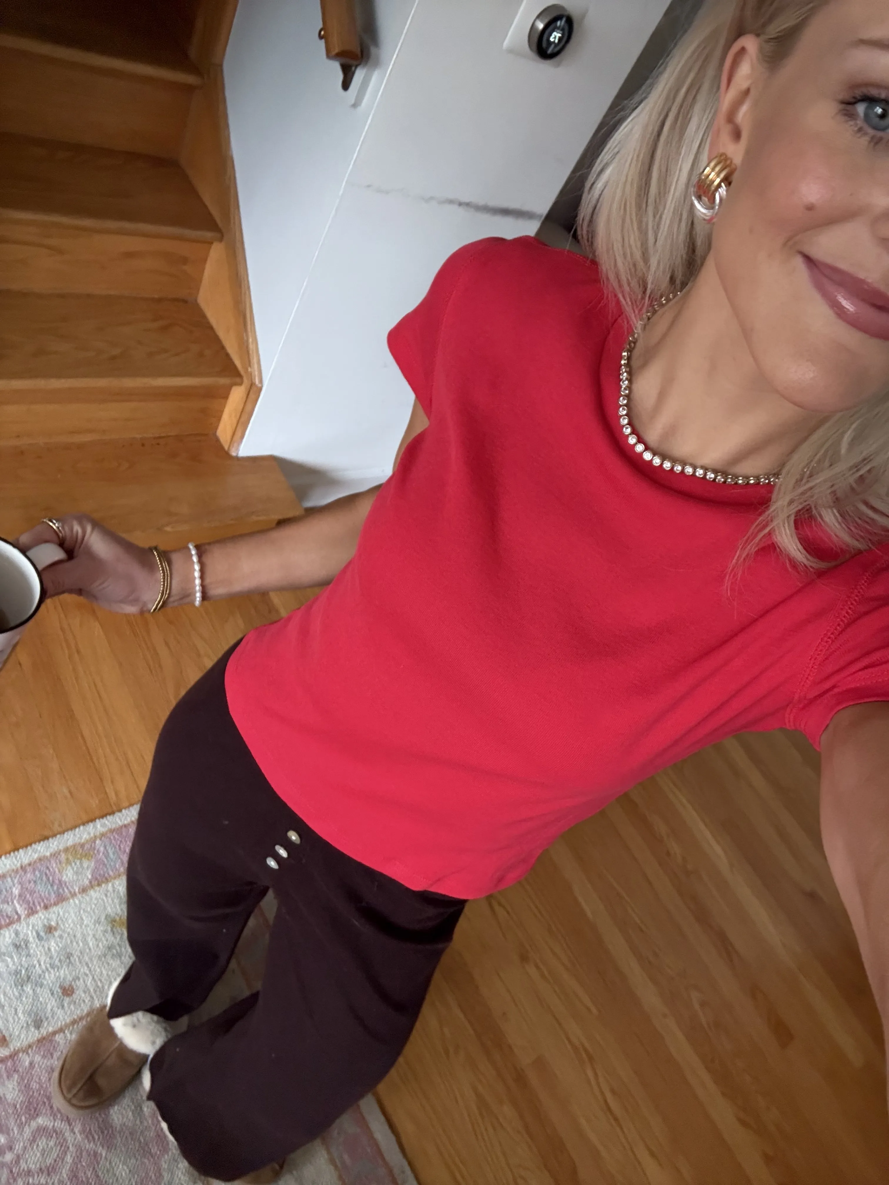 Effortless Baby Tee // Cherry