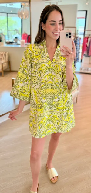 Ej116207 Limeade Shift Dress