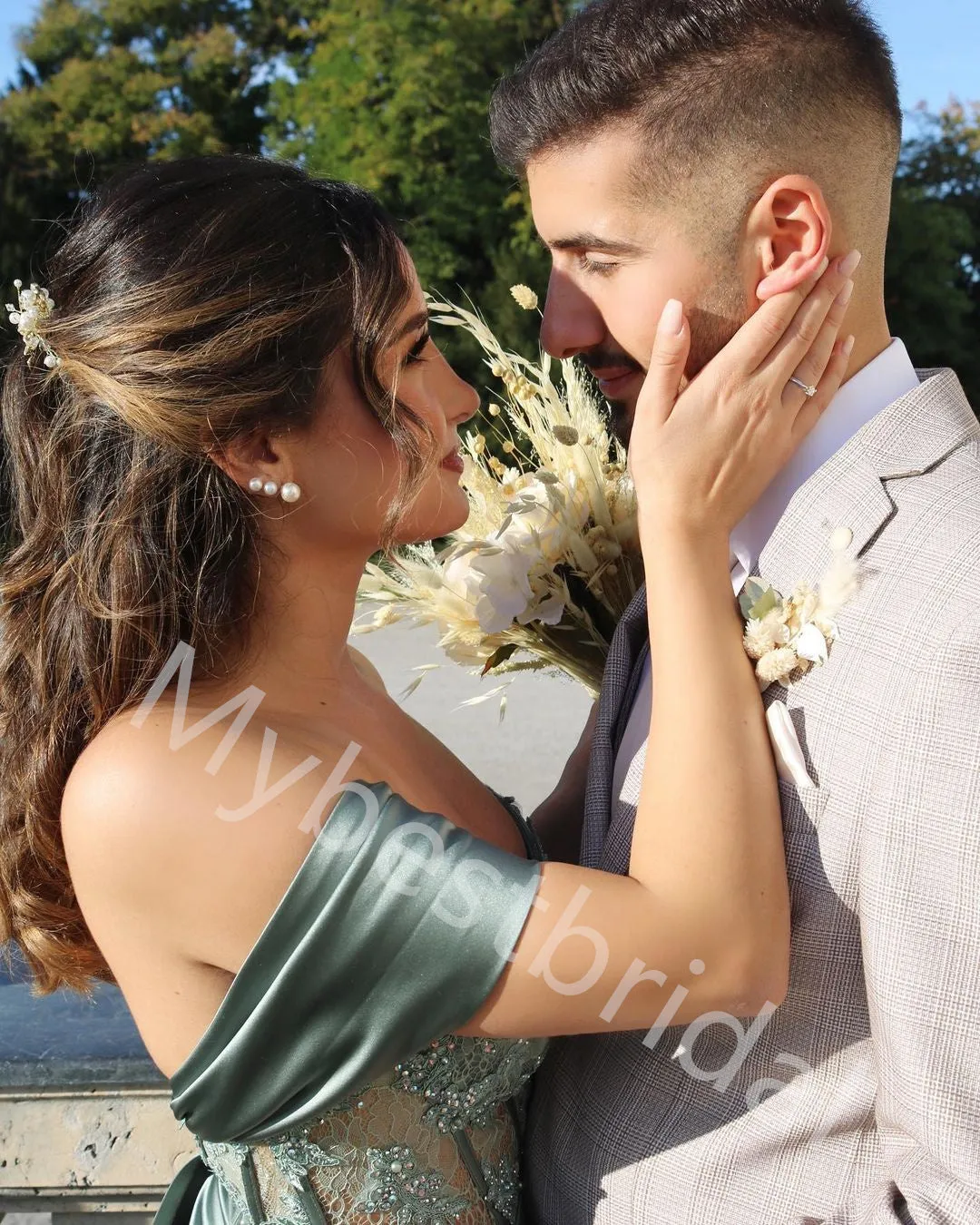 Elegant Sweetheart Off soulder Side slit Sheath Long Prom Dress,PDS1100