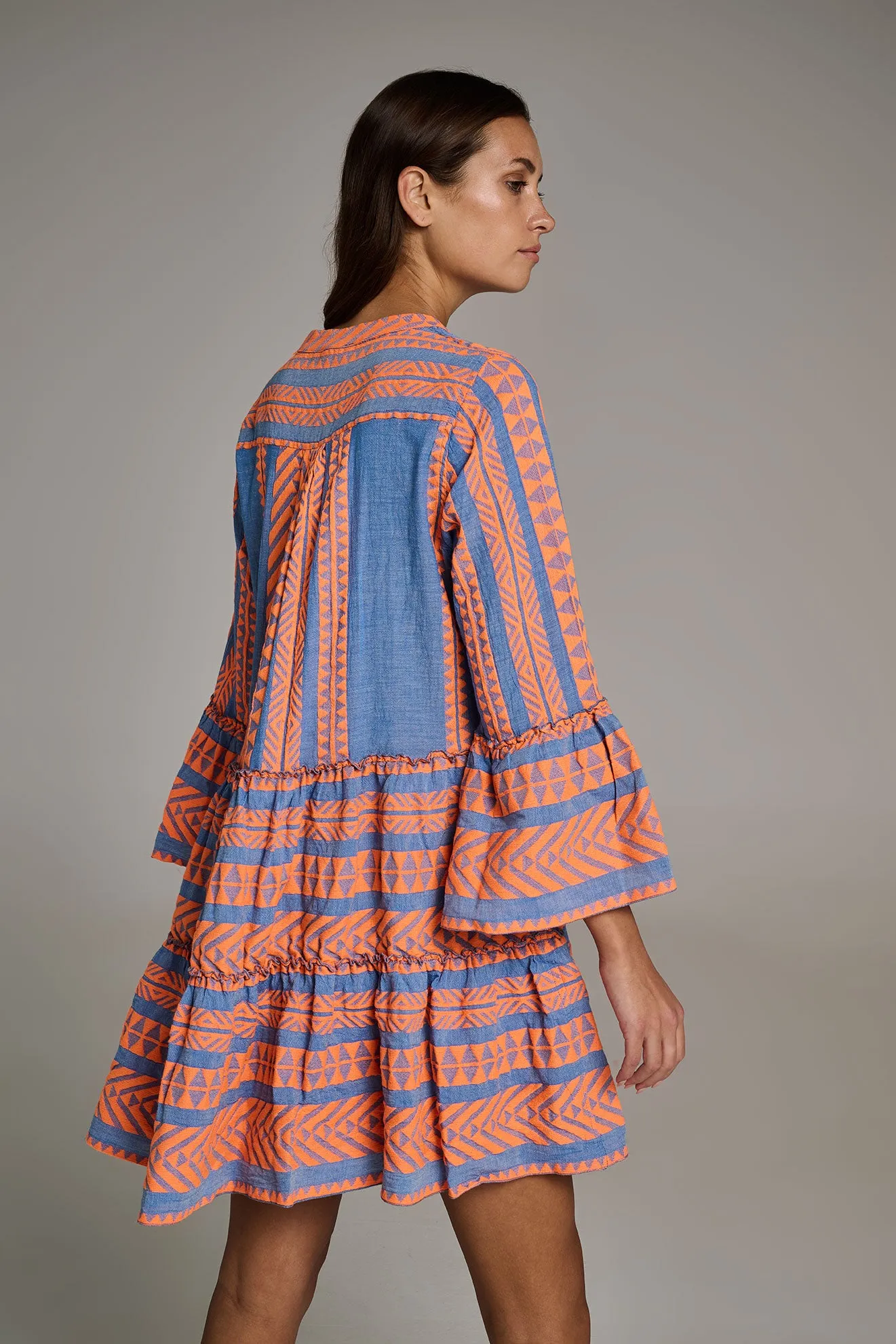 ELLA - ORANGE/BLUE