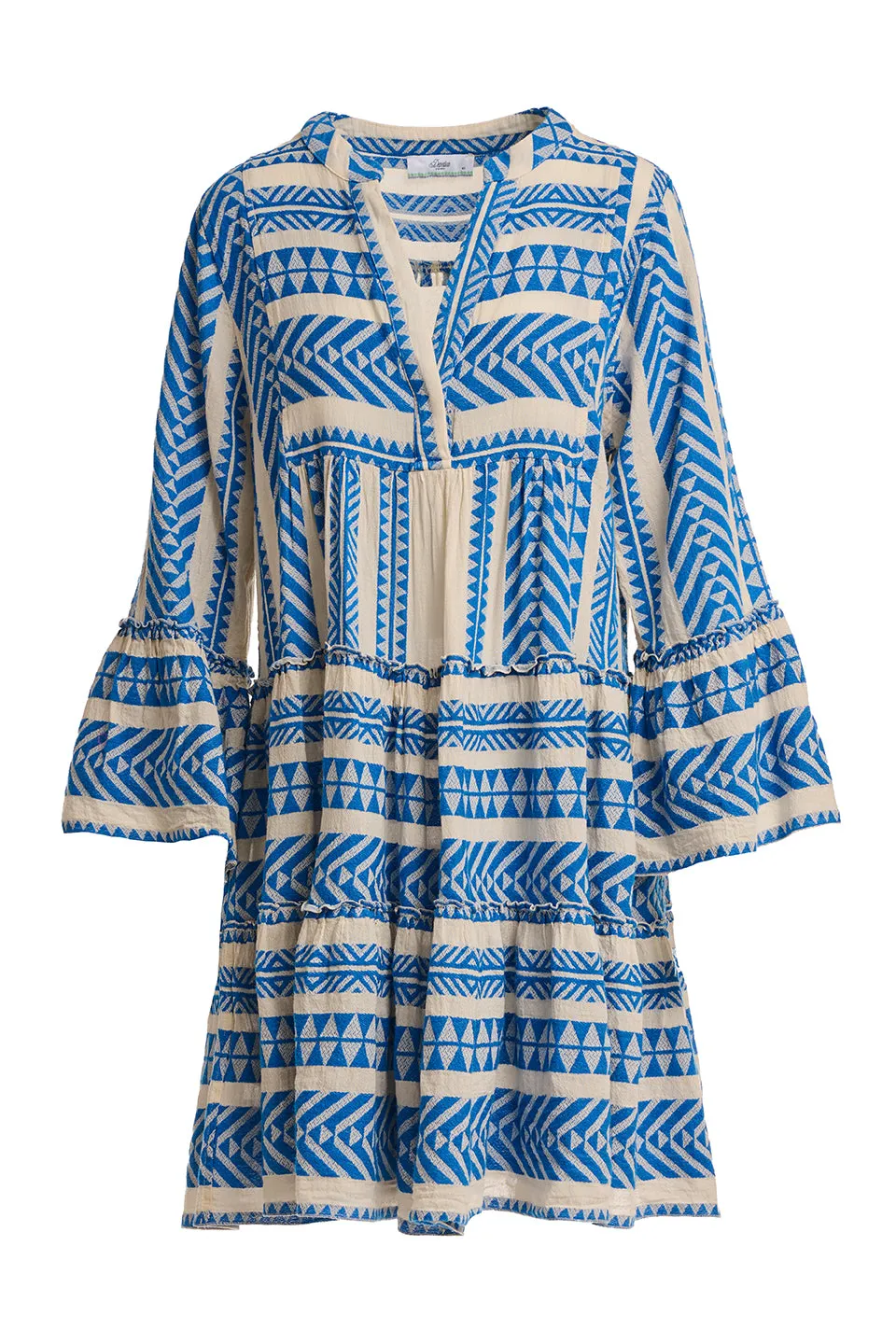ELLA SHORT - BLUE/OFFWHITE