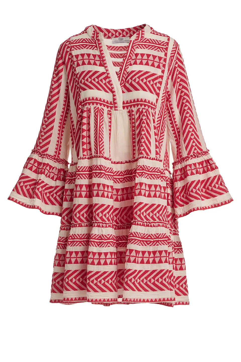 ELLA SHORT - RED/OFFWHITE