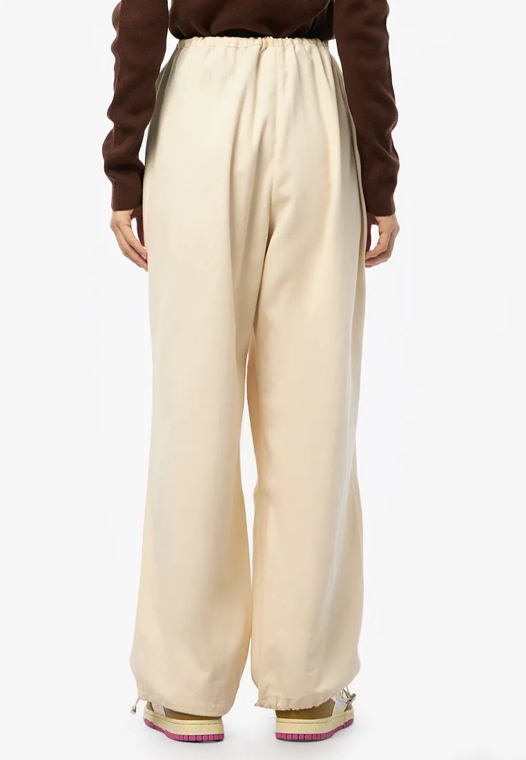 Embroidered Drawstring Pants