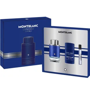 Explorer Ultra Blue by Montblanc for Men 3.4 OZ EDP Gift Set