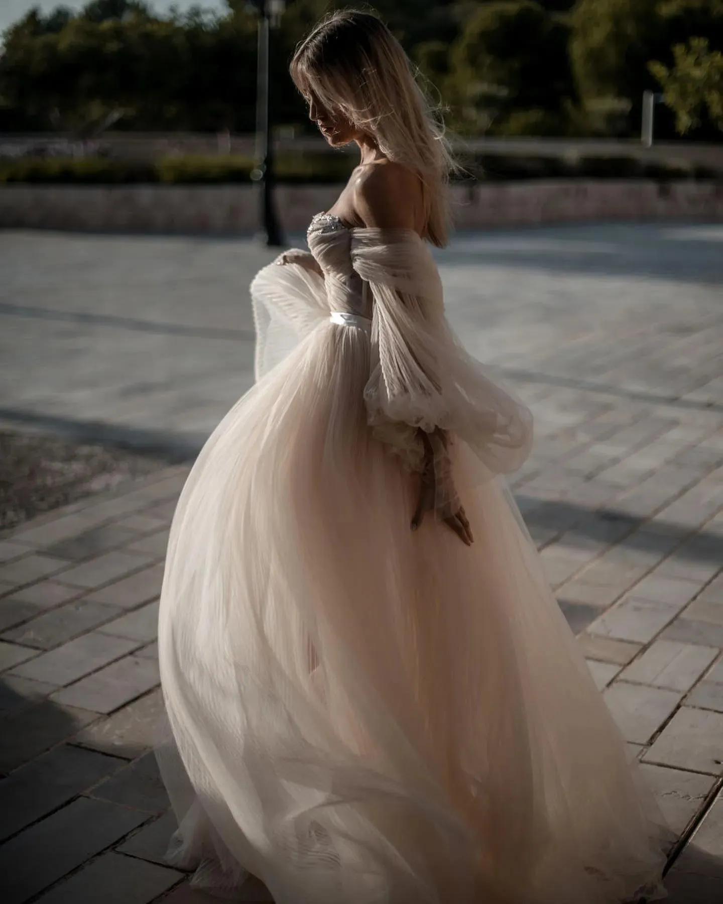 Exquisite Sweetheart Neckline Wedding Dresses Off The Shoulder Lace Appliques Sweep Train Bridal Gowns Vestido De Noiva