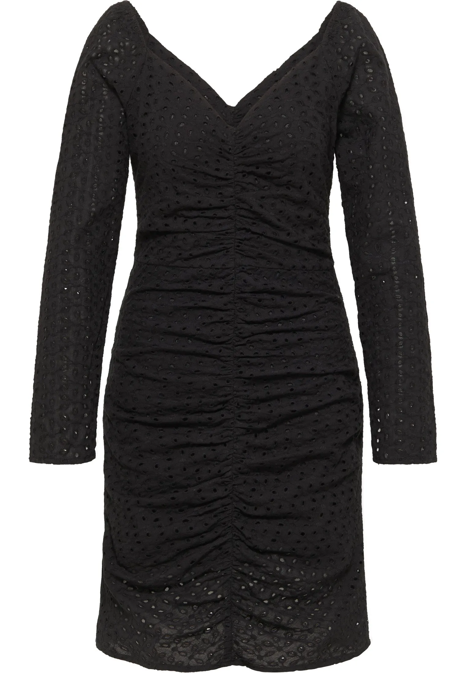 faina Women's Dress With Broderie Anglaise