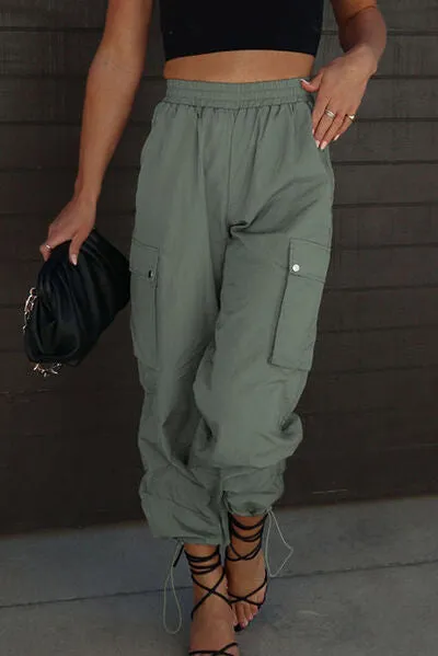 Feeling Electric Pants- 5 Colors (Charcoal, Sand, Coffee, Army Green, Hot Pink)