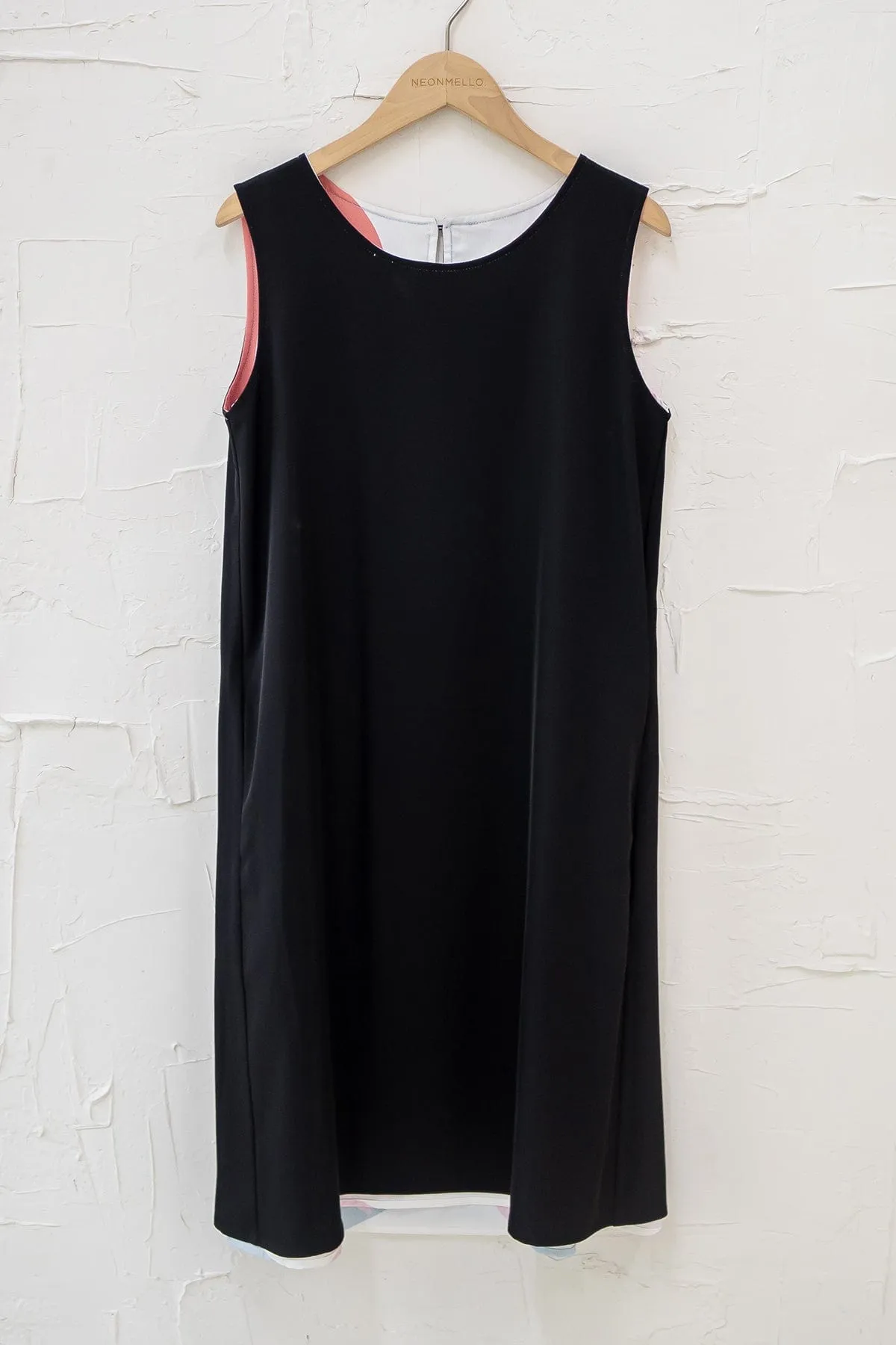 (FIRE DEAL) *COLOUR RUN* KARINA REVERSIBLE SHIFT DRESS IN WHITE