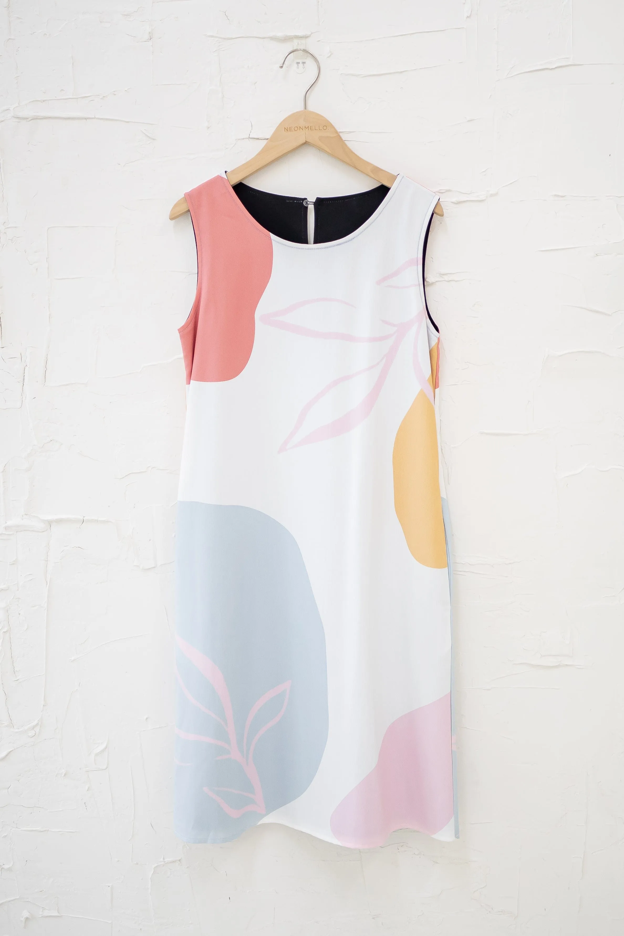 (FIRE DEAL) *COLOUR RUN* KARINA REVERSIBLE SHIFT DRESS IN WHITE