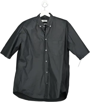 FRANKIE SHOP Black Oversize Belted Shirt UK M
