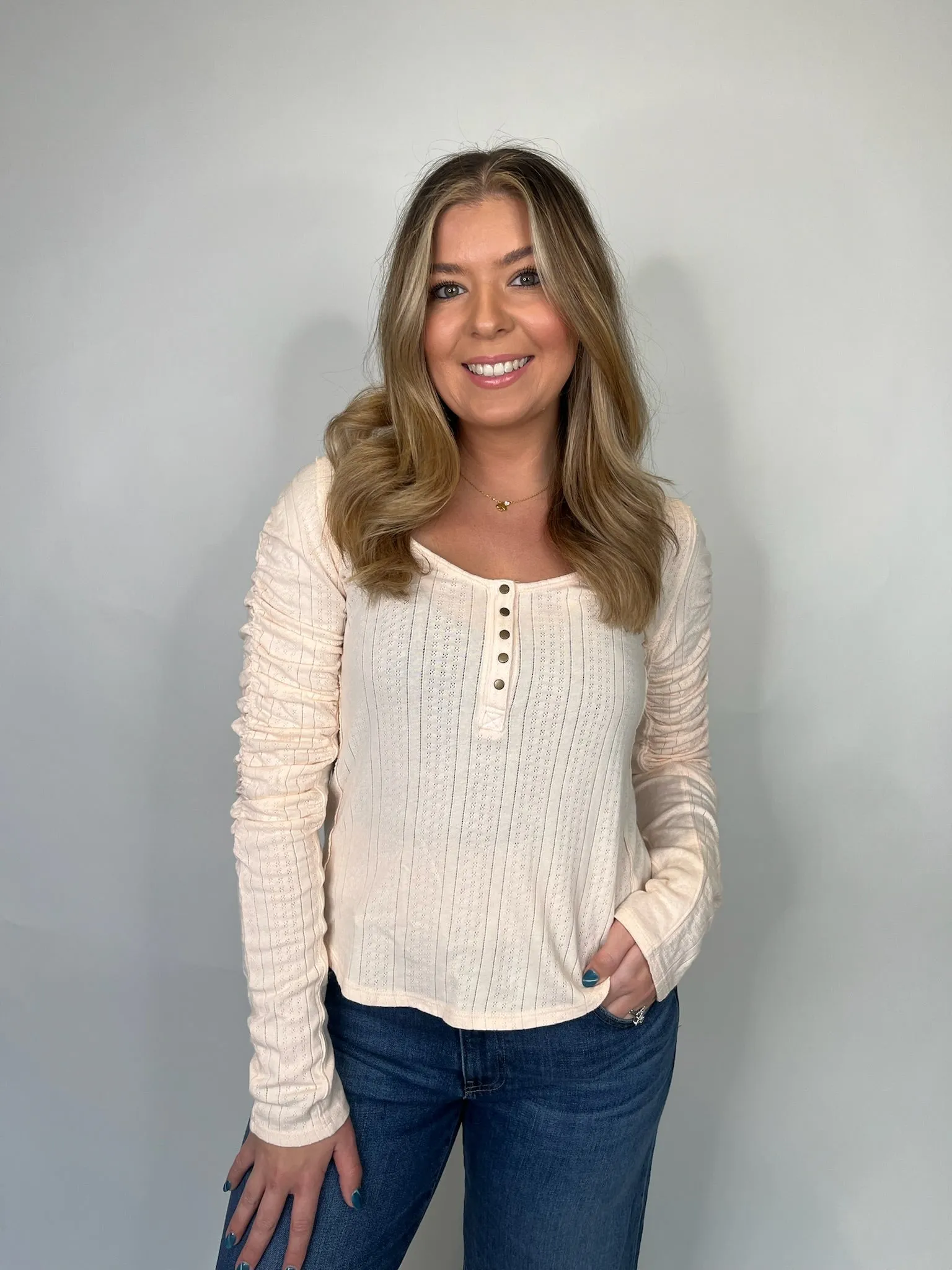 Free People Hope Henley Top