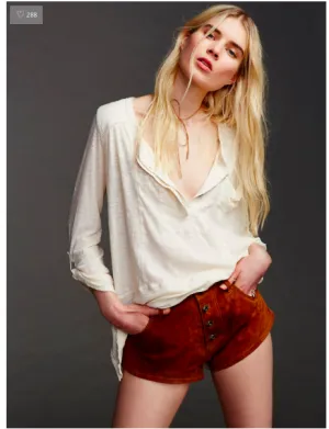 Free People Stargazer Henley | White