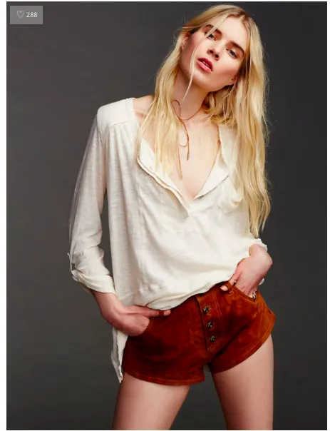 Free People Stargazer Henley | White