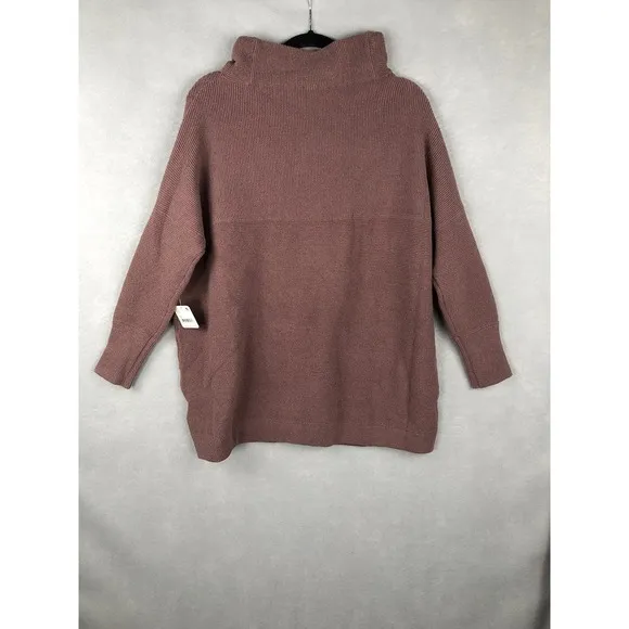 Free People Women's Size XS/TP Ottoman Slouchy Tunic Nutmeg NEW