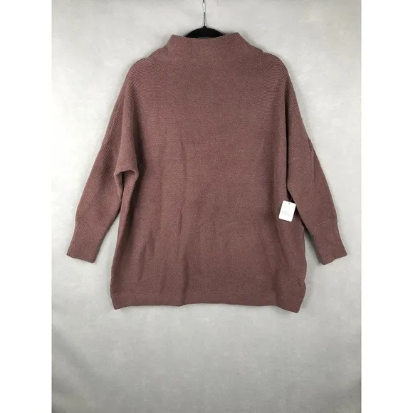 Free People Women's Size XS/TP Ottoman Slouchy Tunic Nutmeg NEW