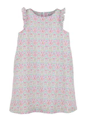 Fuchsia Multi Paisley Shift Dress