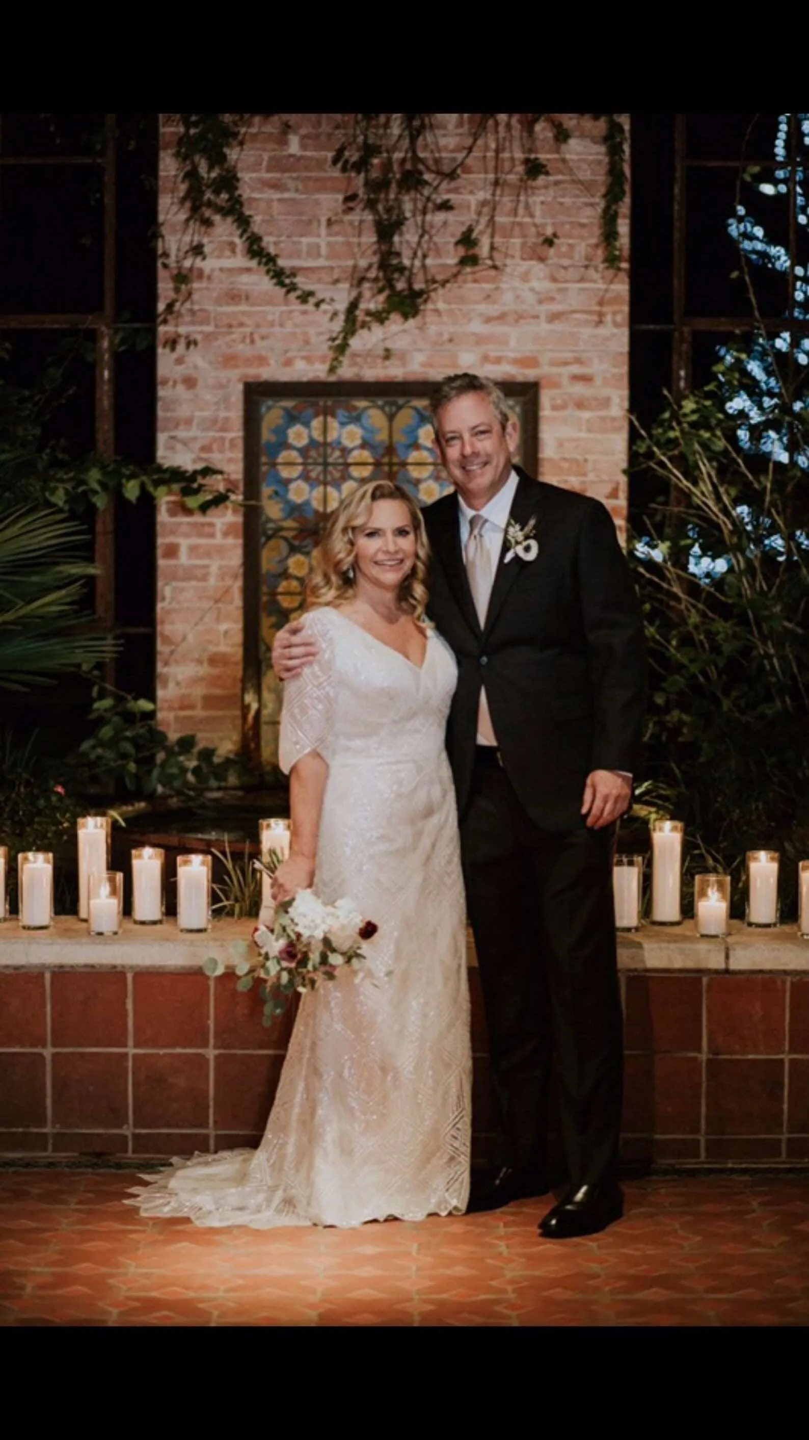 Geometric Sequin Lace Sheath Wedding Dress Jill