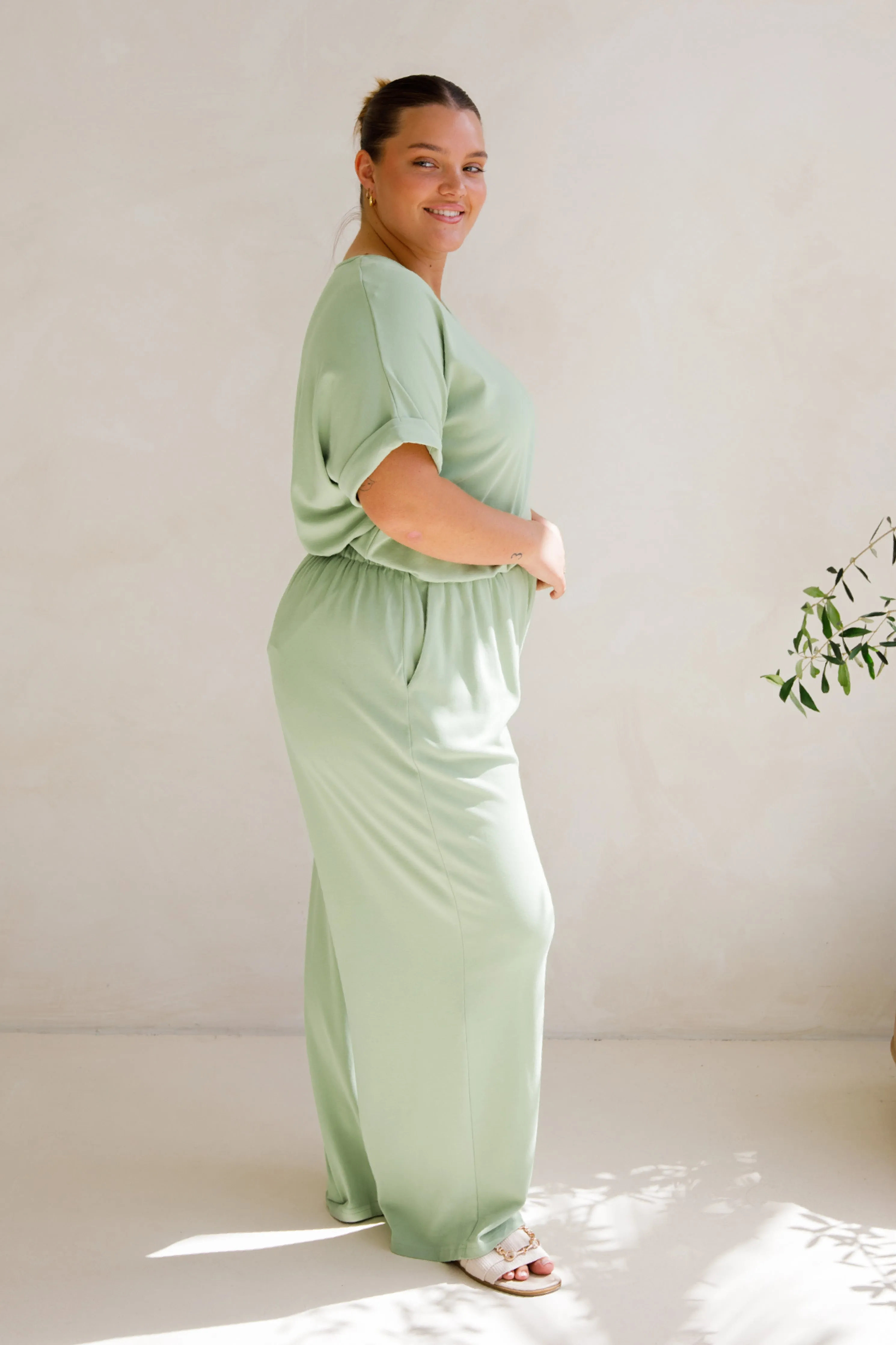 Gigi Lounge Pant | Sage