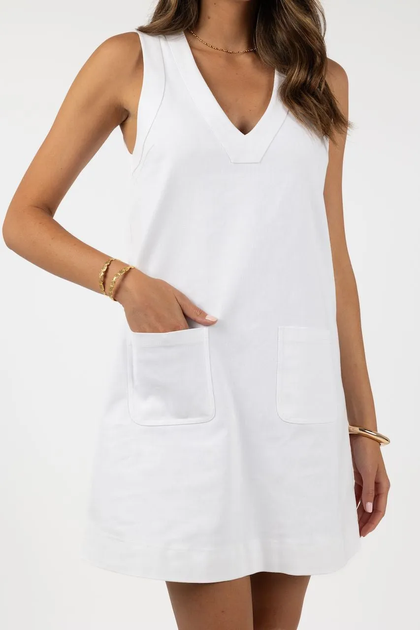 Gigi Shift Dress - White