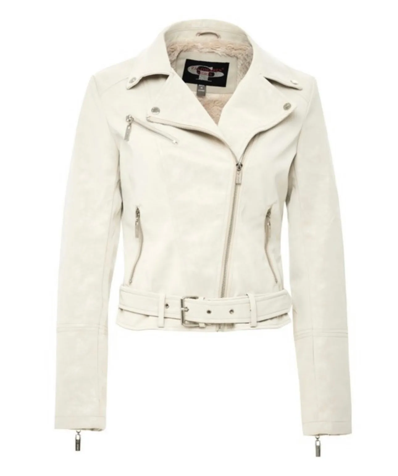 Glam Motto Leather Jacket