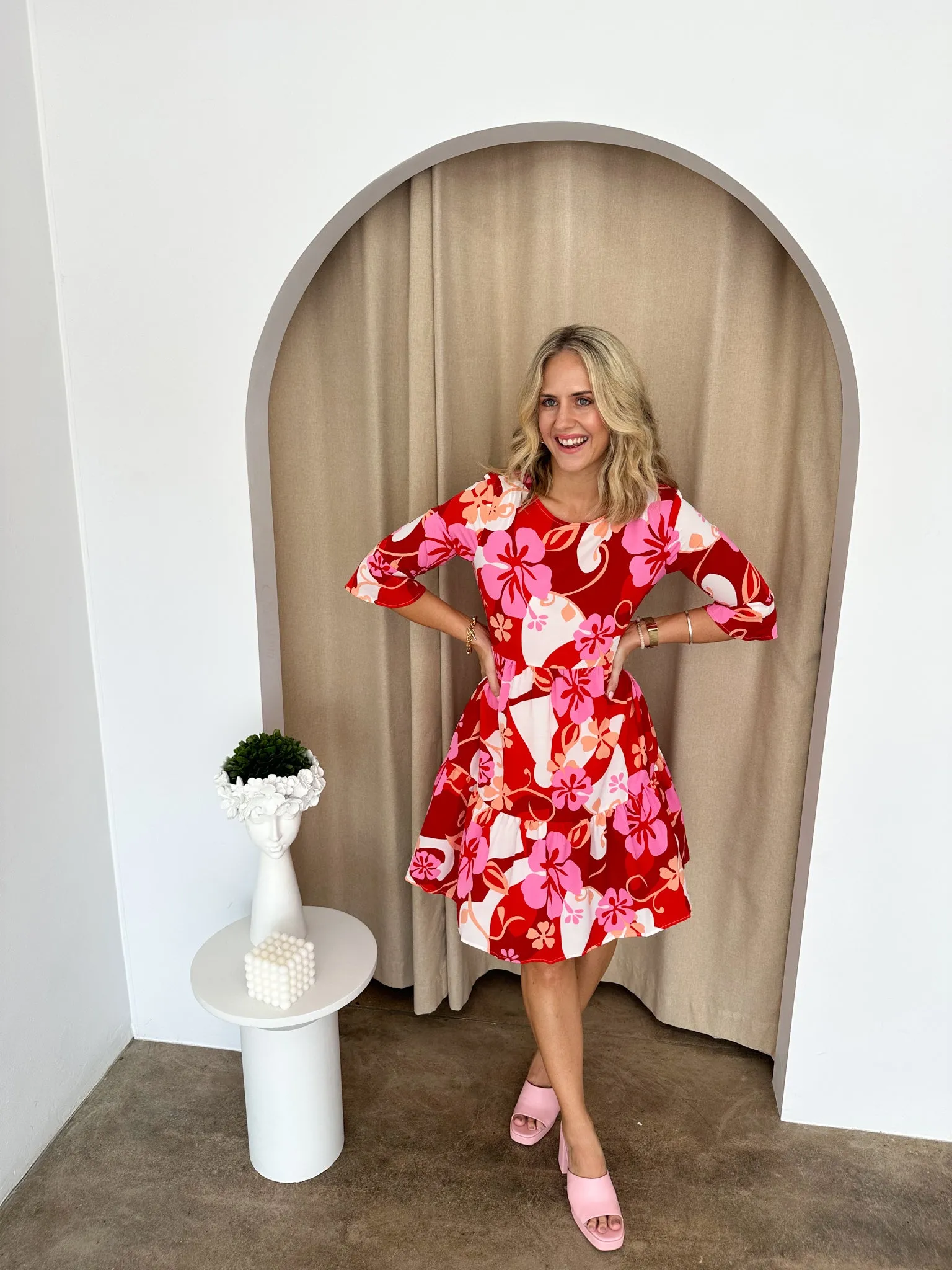 Grace Dress- Red