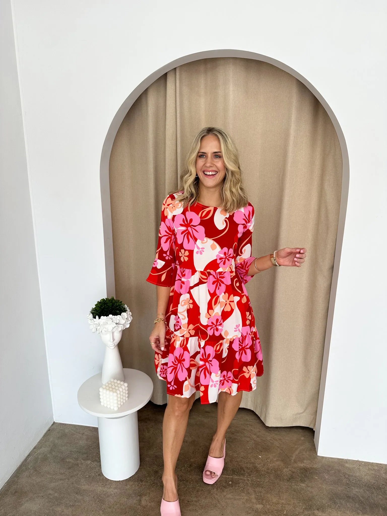 Grace Dress- Red