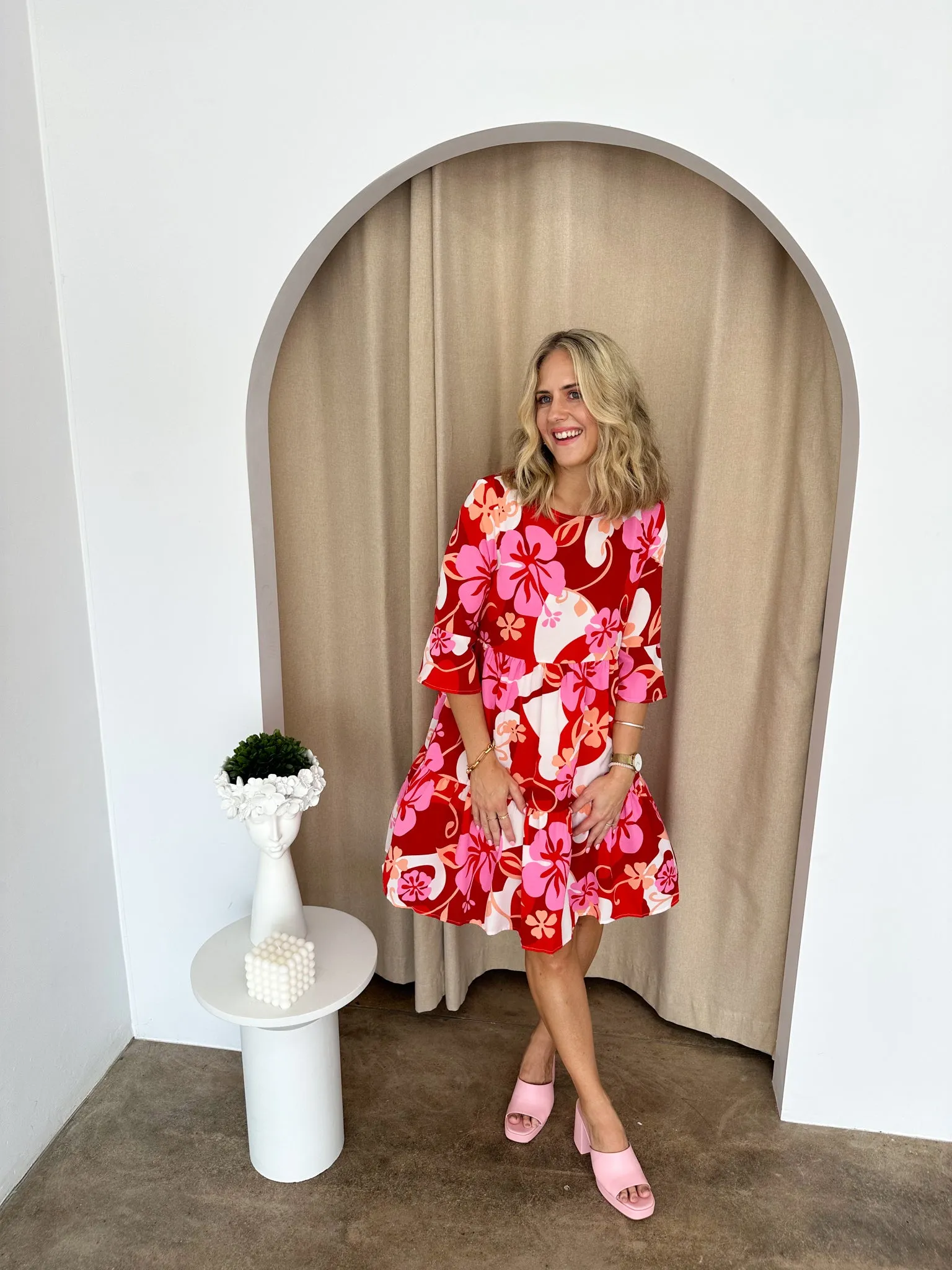 Grace Dress- Red