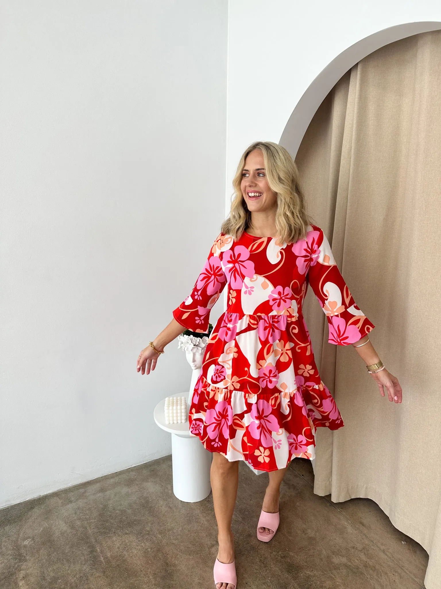 Grace Dress- Red