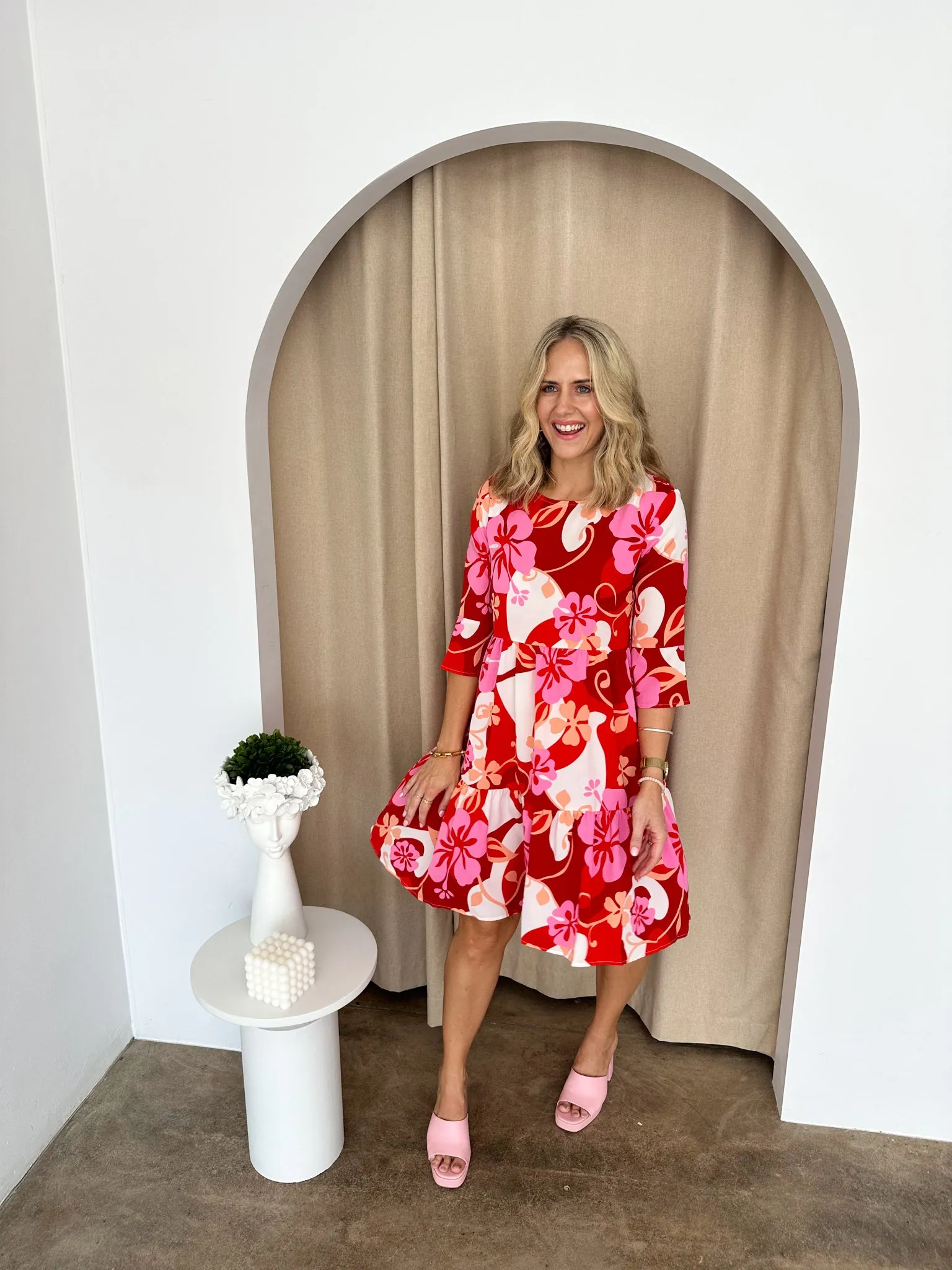Grace Dress- Red
