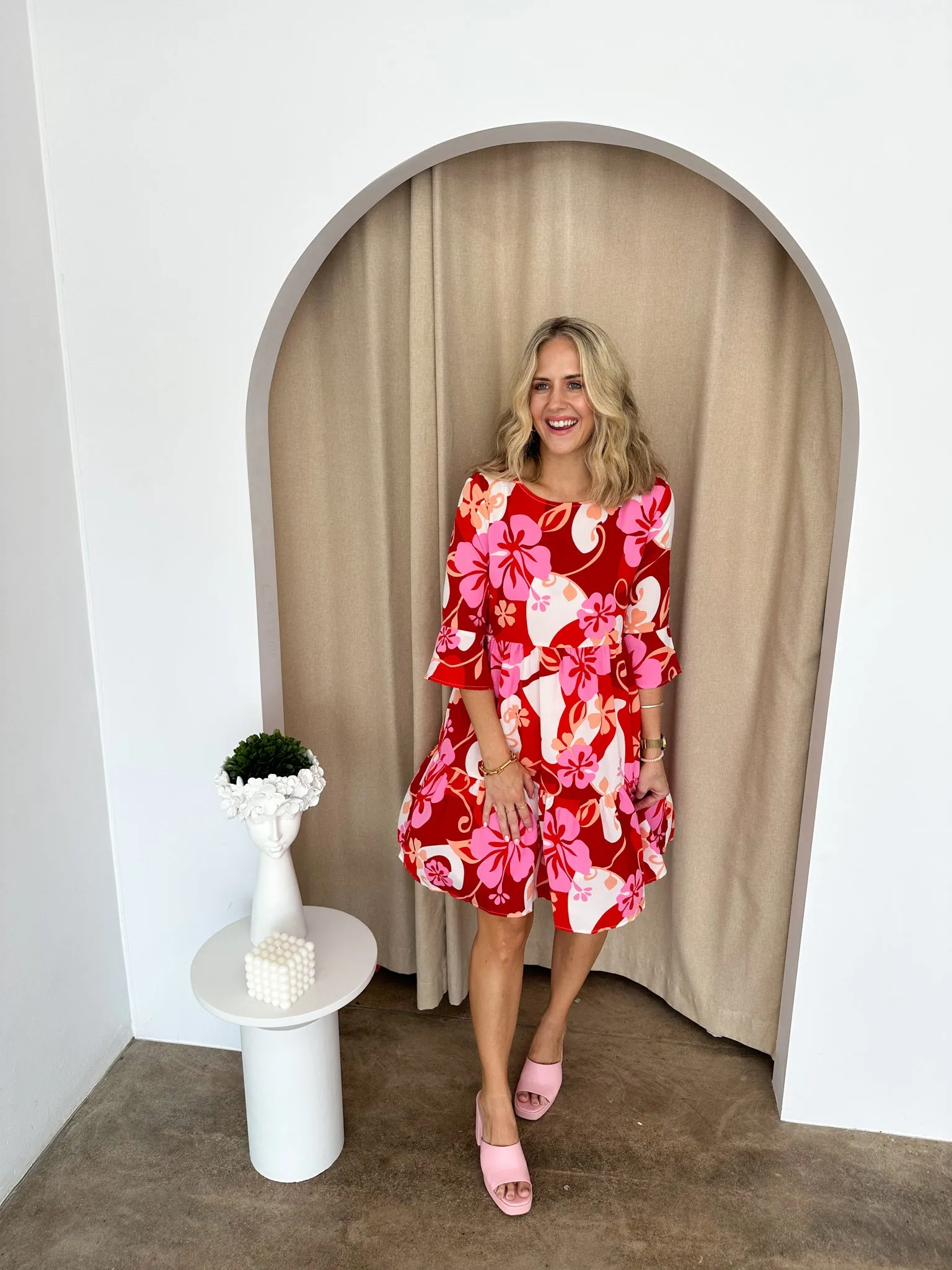 Grace Dress- Red