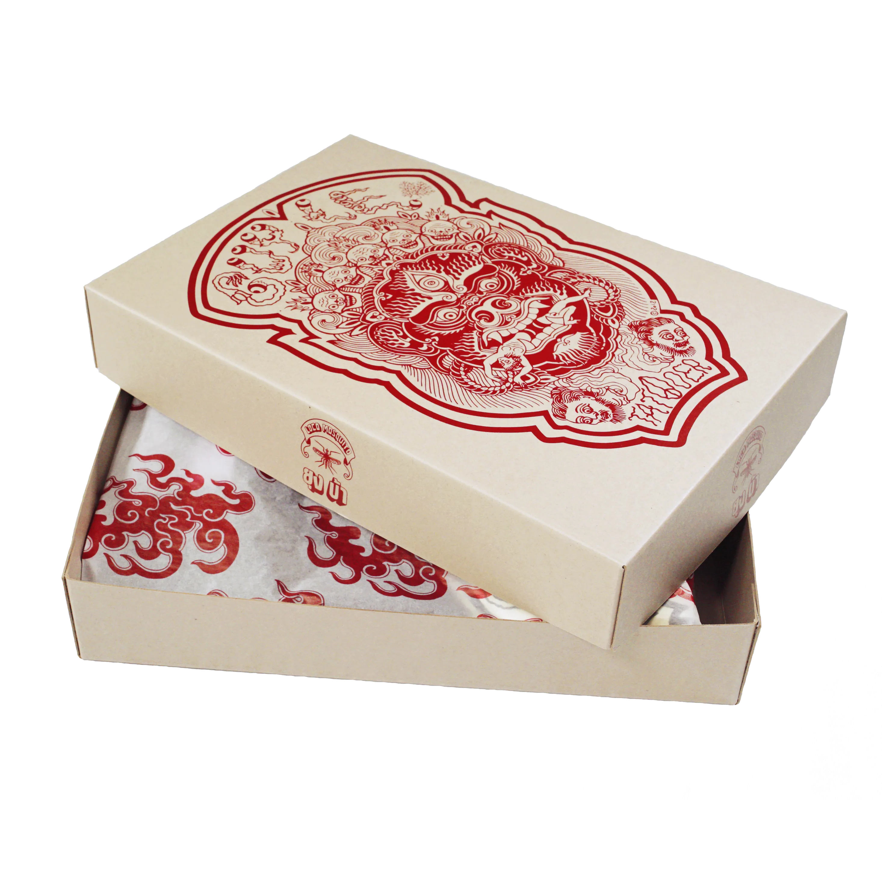 GUY LE TATOOER X LOCO MOSQUITO JAPANESE FLAME SET (BLACK / IVORY)