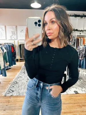 Hallie Thermal Henley Top-7 Colors
